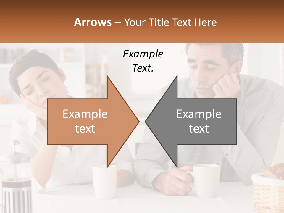 Caucasian Appearance Interior Tired PowerPoint Template