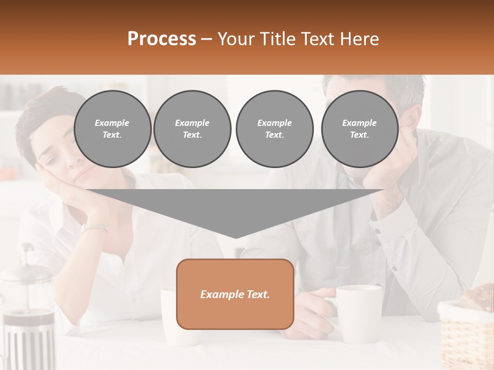 Caucasian Appearance Interior Tired PowerPoint Template