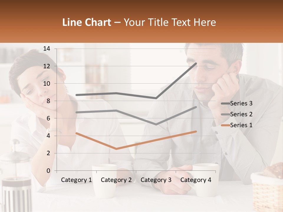 Caucasian Appearance Interior Tired PowerPoint Template
