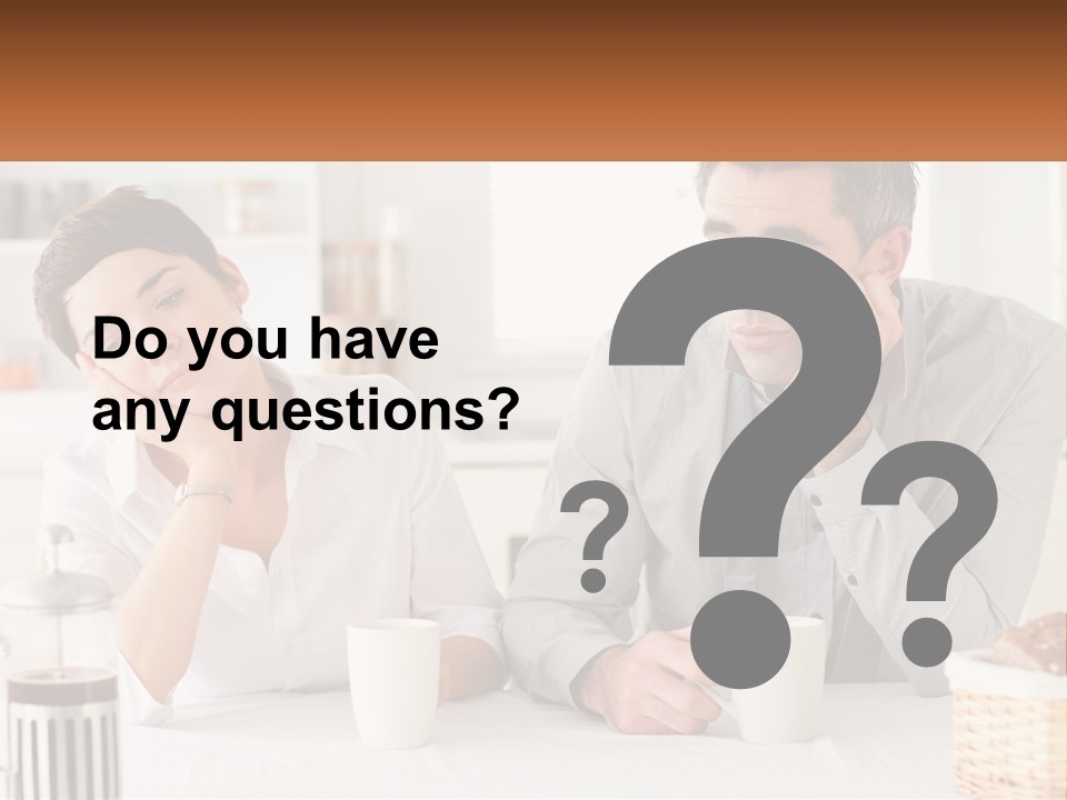 Caucasian Appearance Interior Tired PowerPoint Template