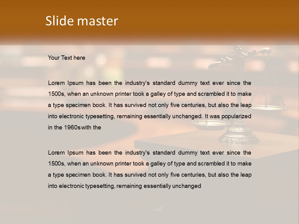 Crime Innocence Guilt PowerPoint Template