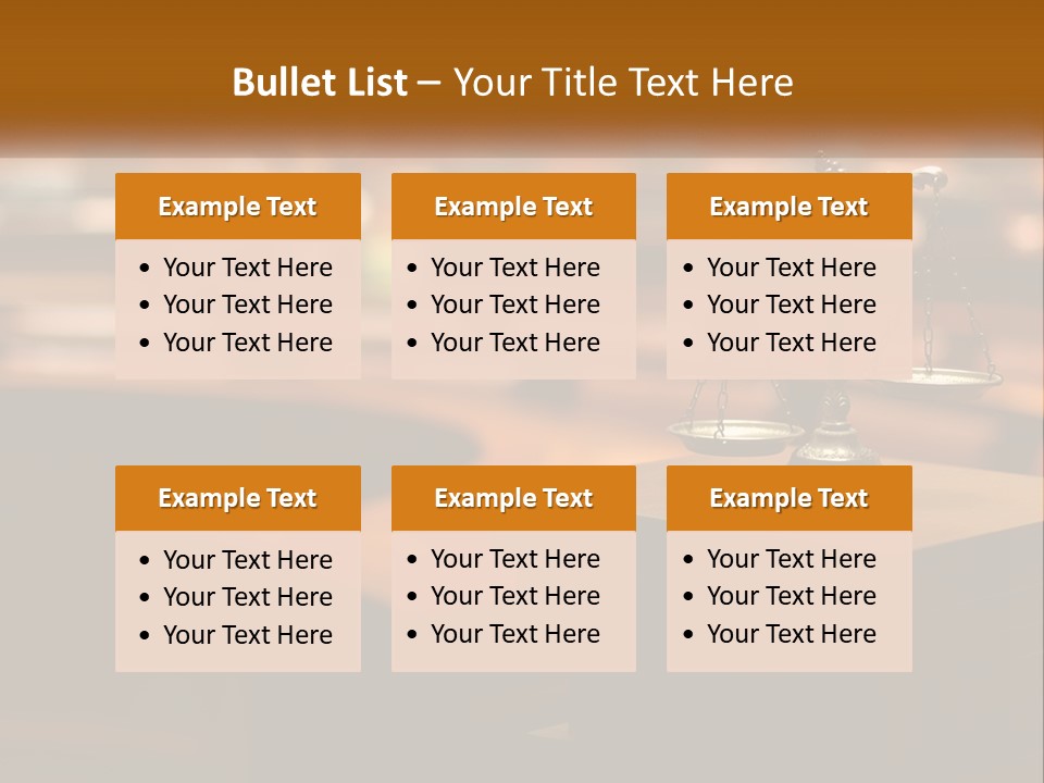 Crime Innocence Guilt PowerPoint Template