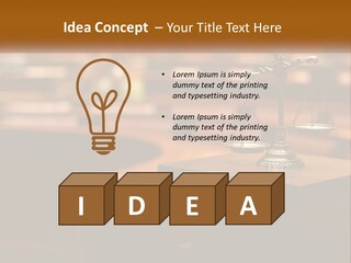 Crime Innocence Guilt PowerPoint Template