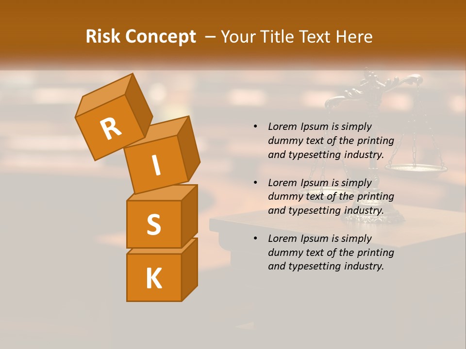 Crime Innocence Guilt PowerPoint Template