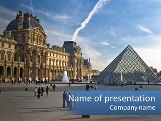 Museum Attraction Famous PowerPoint Template