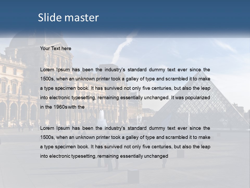 Museum Attraction Famous PowerPoint Template