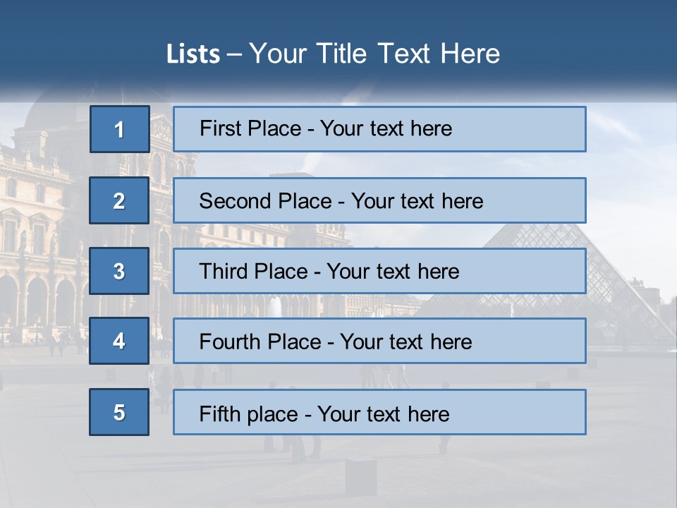 Museum Attraction Famous PowerPoint Template