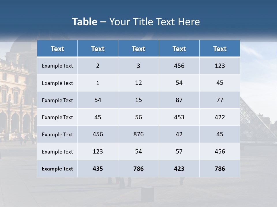 Museum Attraction Famous PowerPoint Template