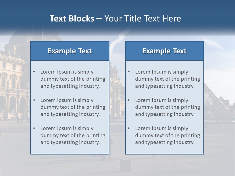 Museum Attraction Famous PowerPoint Template