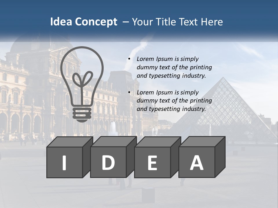 Museum Attraction Famous PowerPoint Template