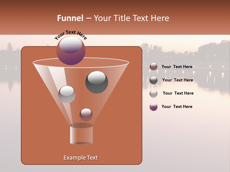 Water Outdoors Late PowerPoint Template