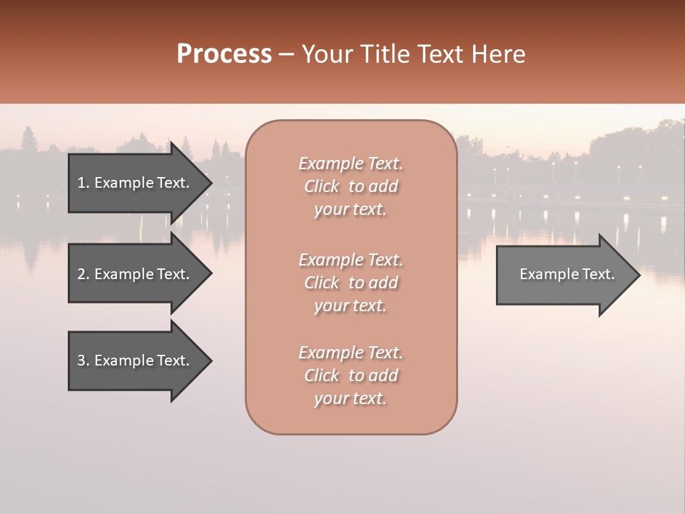 Water Outdoors Late PowerPoint Template