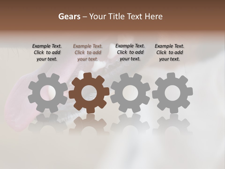 Cute Bark Puppy PowerPoint Template