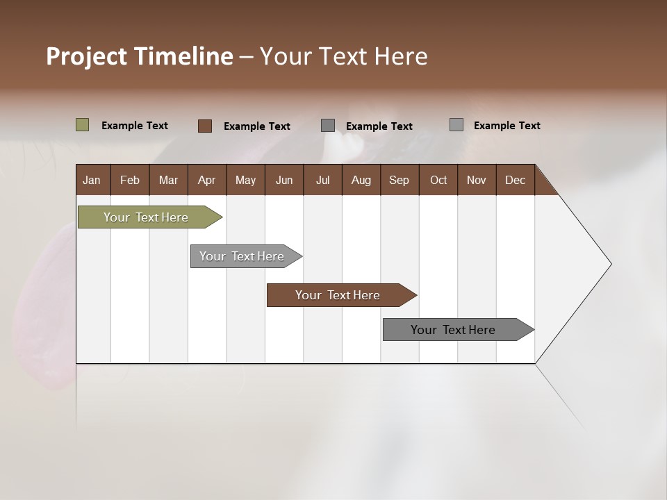 Cute Bark Puppy PowerPoint Template