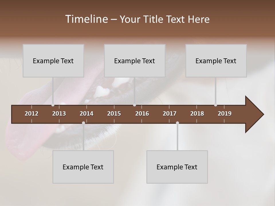 Cute Bark Puppy PowerPoint Template