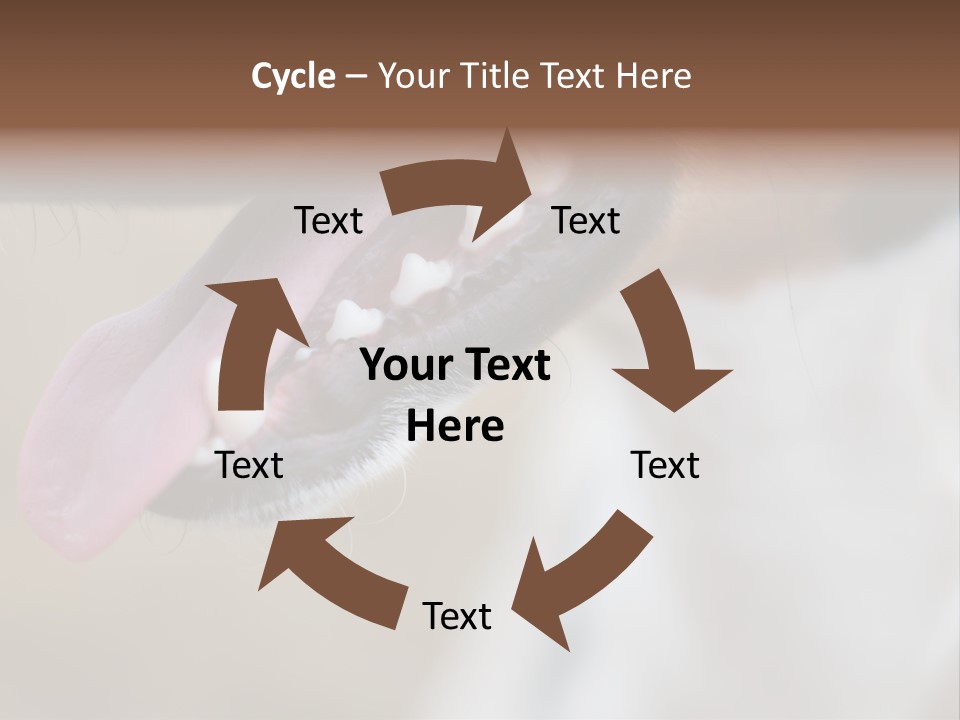 Cute Bark Puppy PowerPoint Template