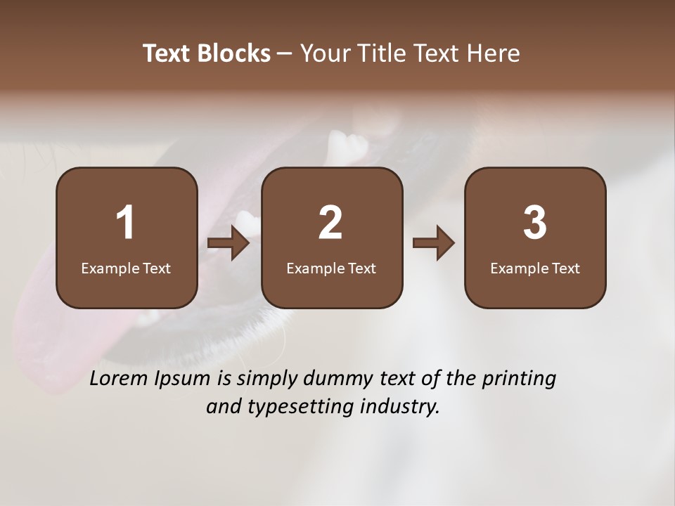 Cute Bark Puppy PowerPoint Template