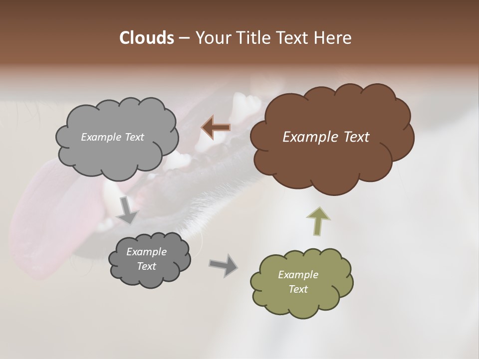 Cute Bark Puppy PowerPoint Template