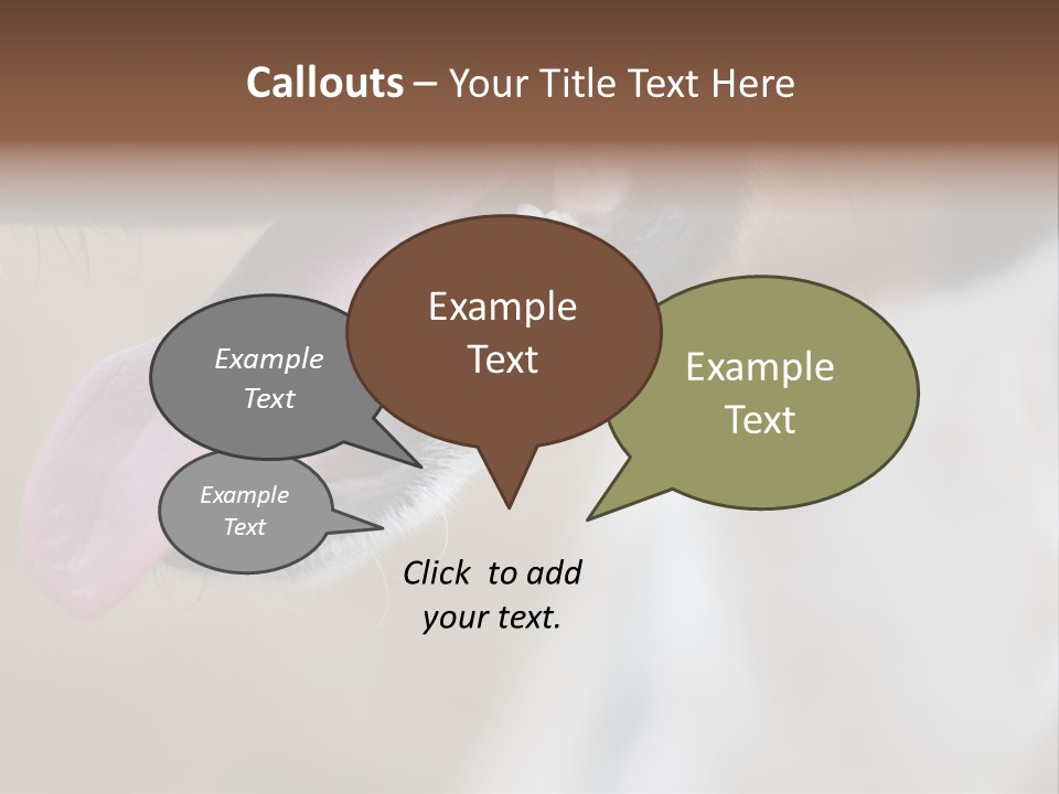 Cute Bark Puppy PowerPoint Template