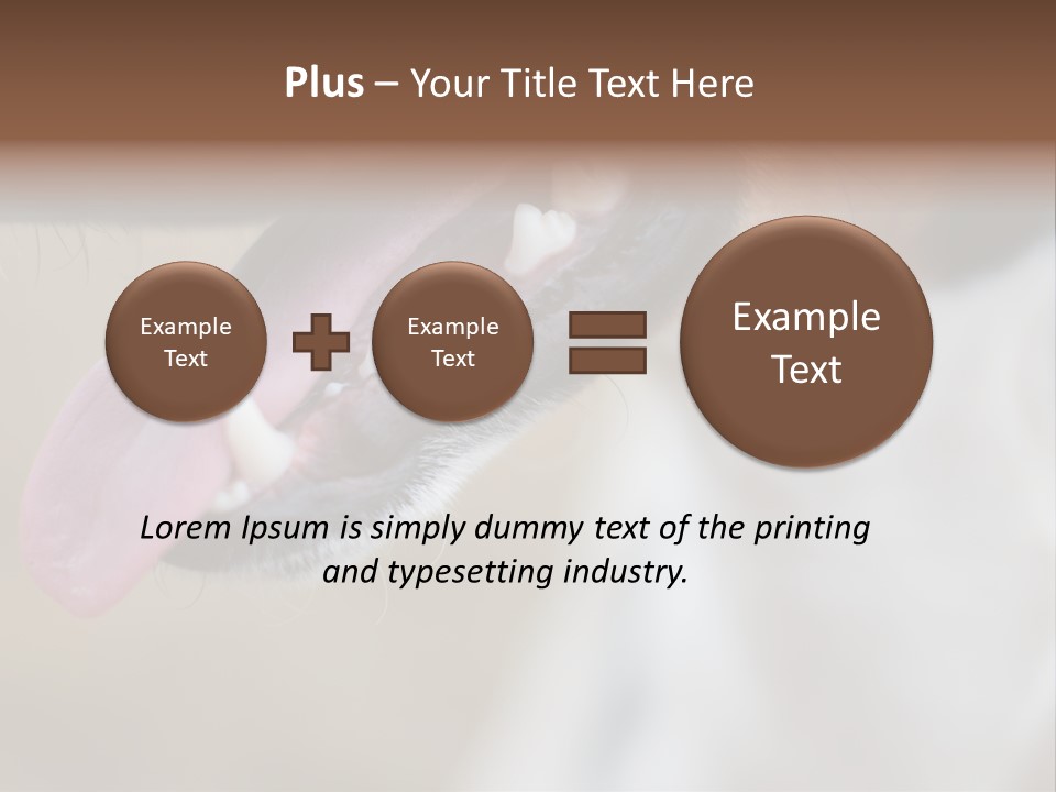 Cute Bark Puppy PowerPoint Template