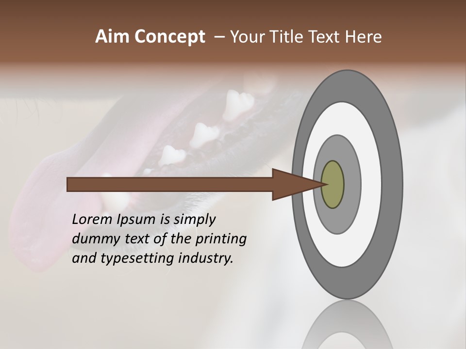 Cute Bark Puppy PowerPoint Template