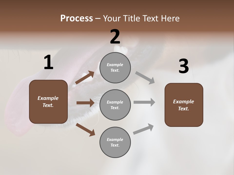 Cute Bark Puppy PowerPoint Template