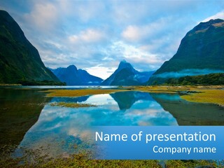 Water Hill Zealand PowerPoint Template