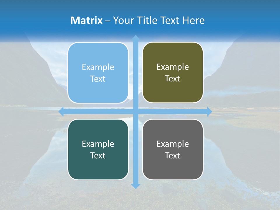 Water Hill Zealand PowerPoint Template