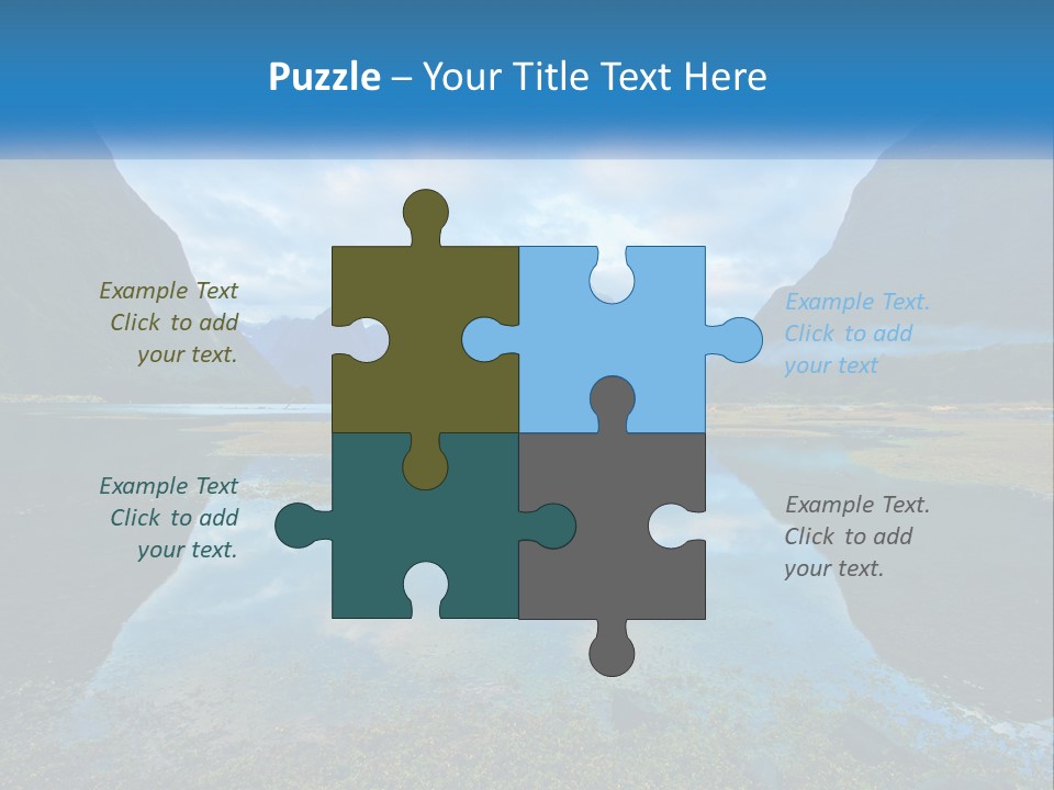Water Hill Zealand PowerPoint Template