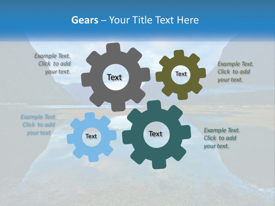 Water Hill Zealand PowerPoint Template