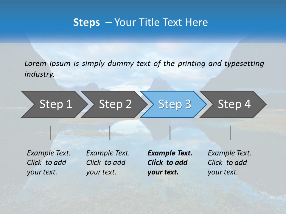 Water Hill Zealand PowerPoint Template