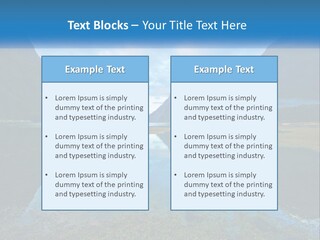 Water Hill Zealand PowerPoint Template