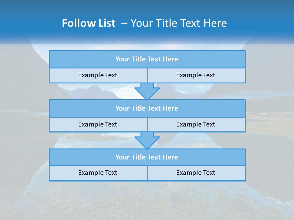 Water Hill Zealand PowerPoint Template