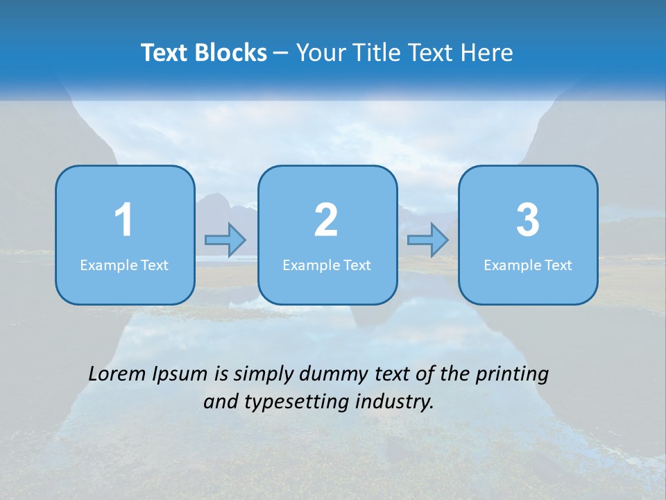 Water Hill Zealand PowerPoint Template