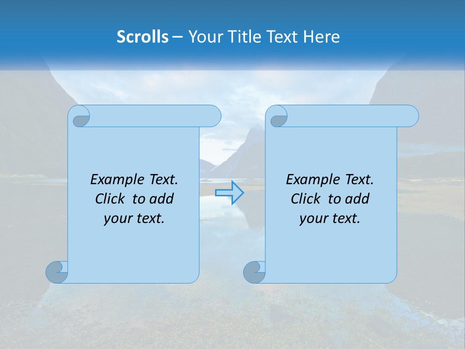 Water Hill Zealand PowerPoint Template