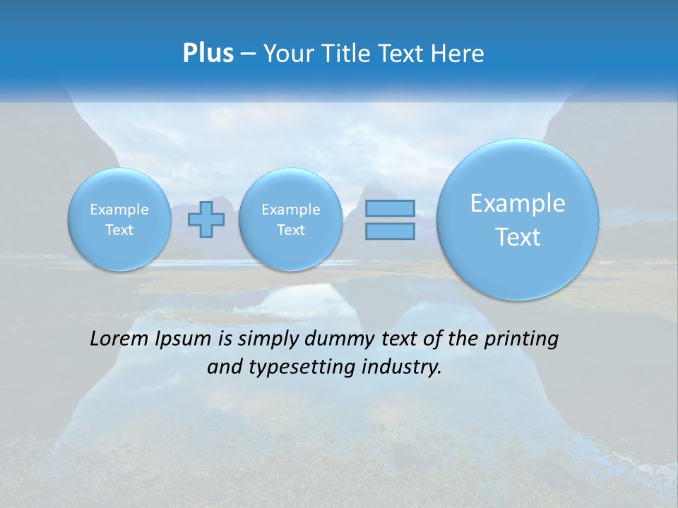 Water Hill Zealand PowerPoint Template