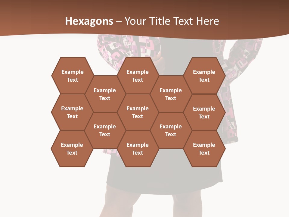 Cheerful Happiness Businesswoman PowerPoint Template