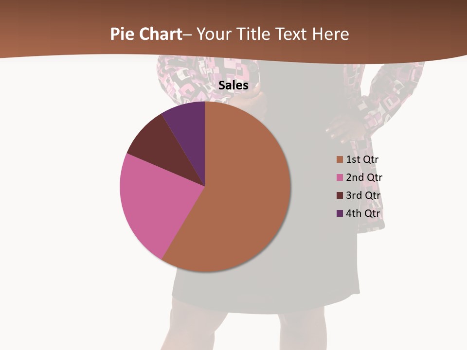 Cheerful Happiness Businesswoman PowerPoint Template
