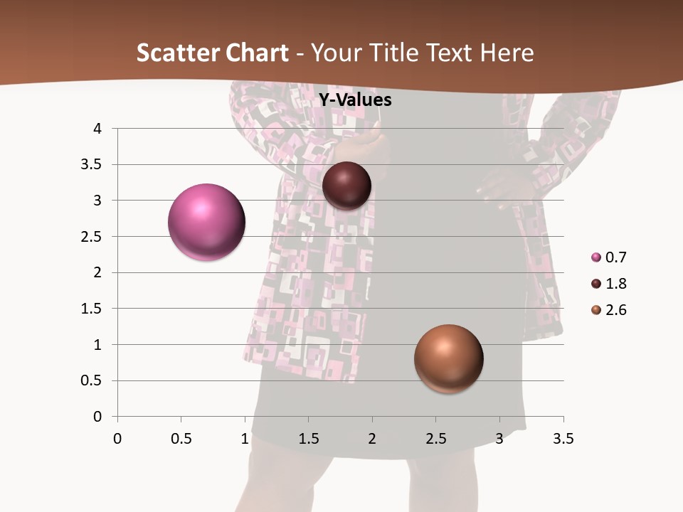 Cheerful Happiness Businesswoman PowerPoint Template