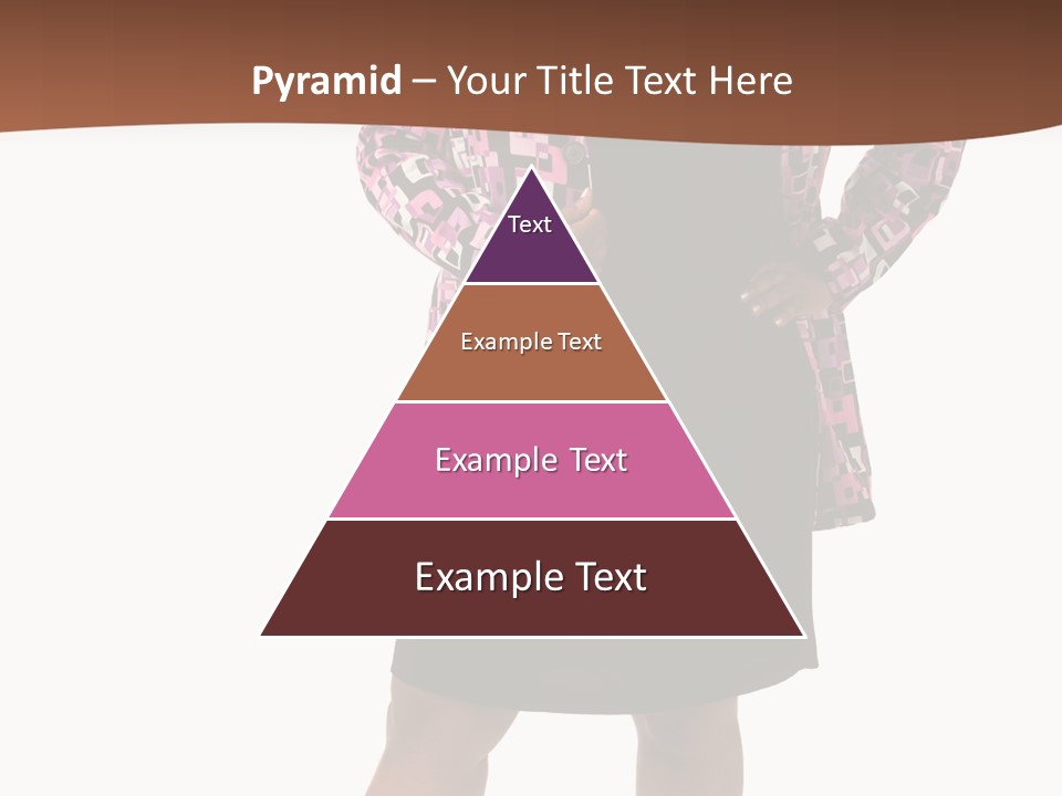 Cheerful Happiness Businesswoman PowerPoint Template