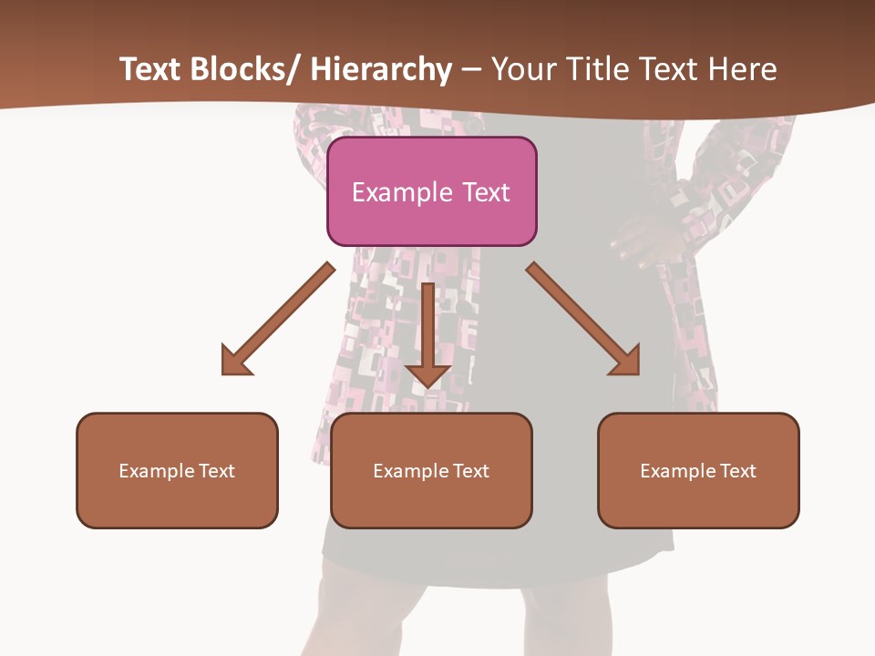 Cheerful Happiness Businesswoman PowerPoint Template