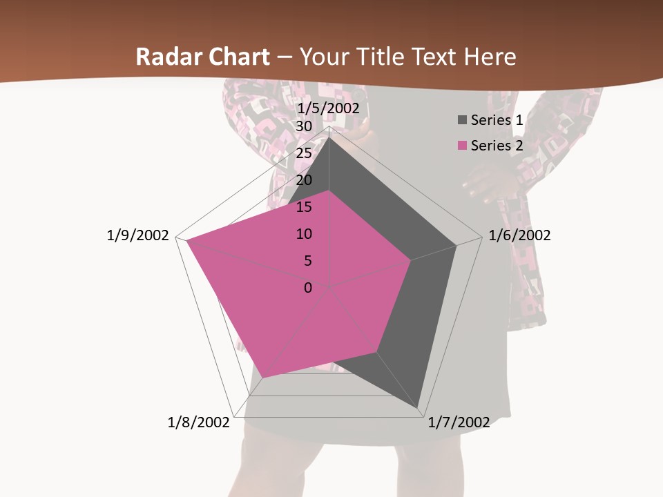 Cheerful Happiness Businesswoman PowerPoint Template