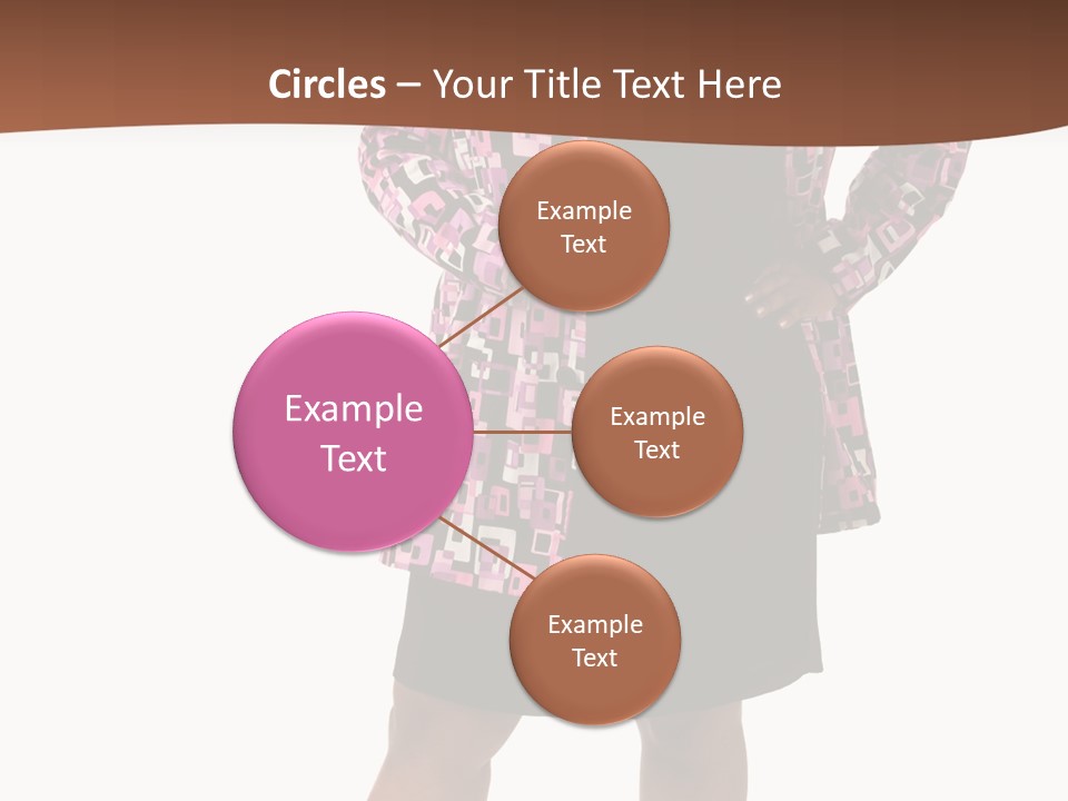 Cheerful Happiness Businesswoman PowerPoint Template