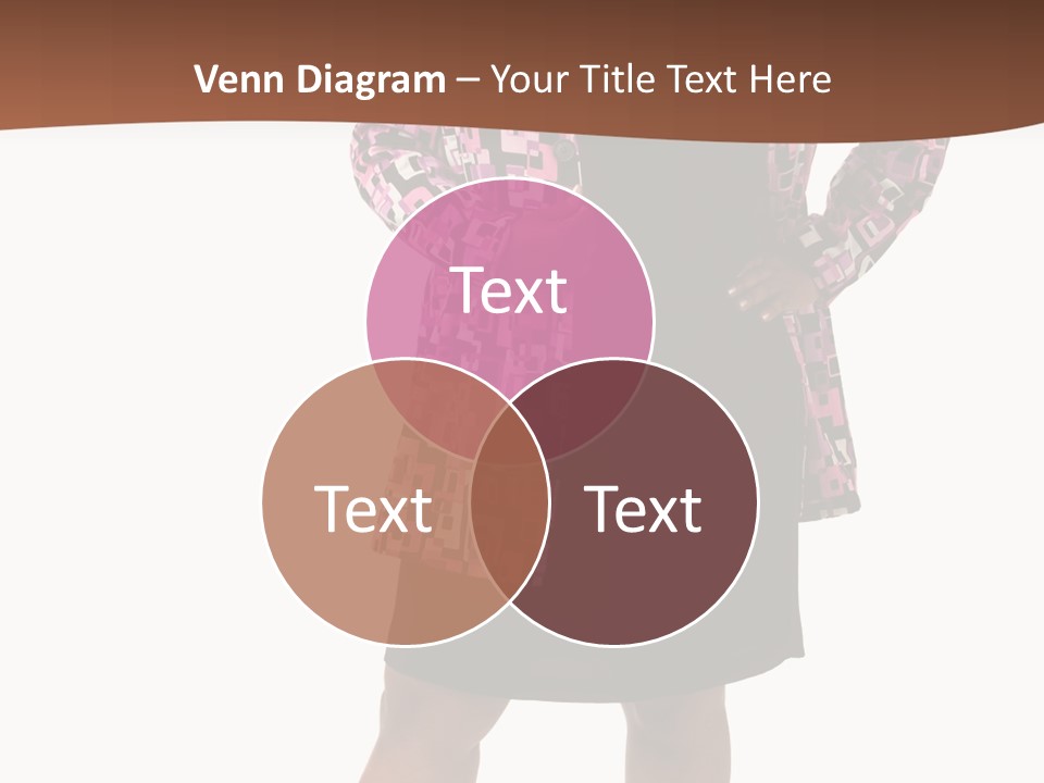 Cheerful Happiness Businesswoman PowerPoint Template