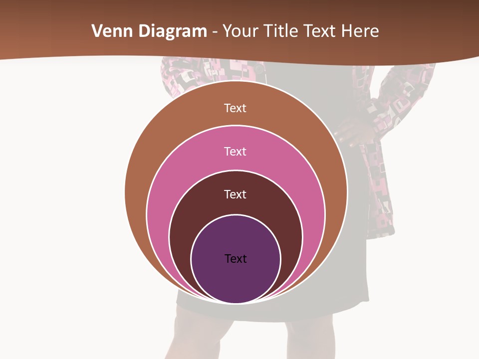 Cheerful Happiness Businesswoman PowerPoint Template