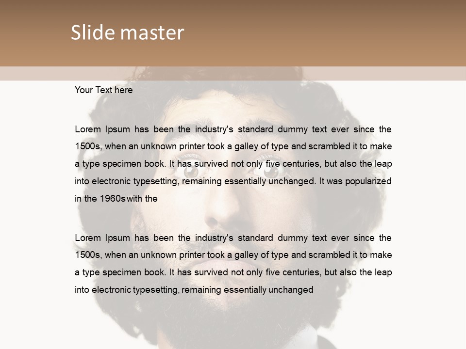 Crazy People Close PowerPoint Template