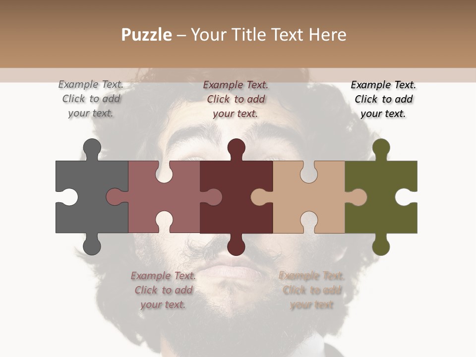 Crazy People Close PowerPoint Template