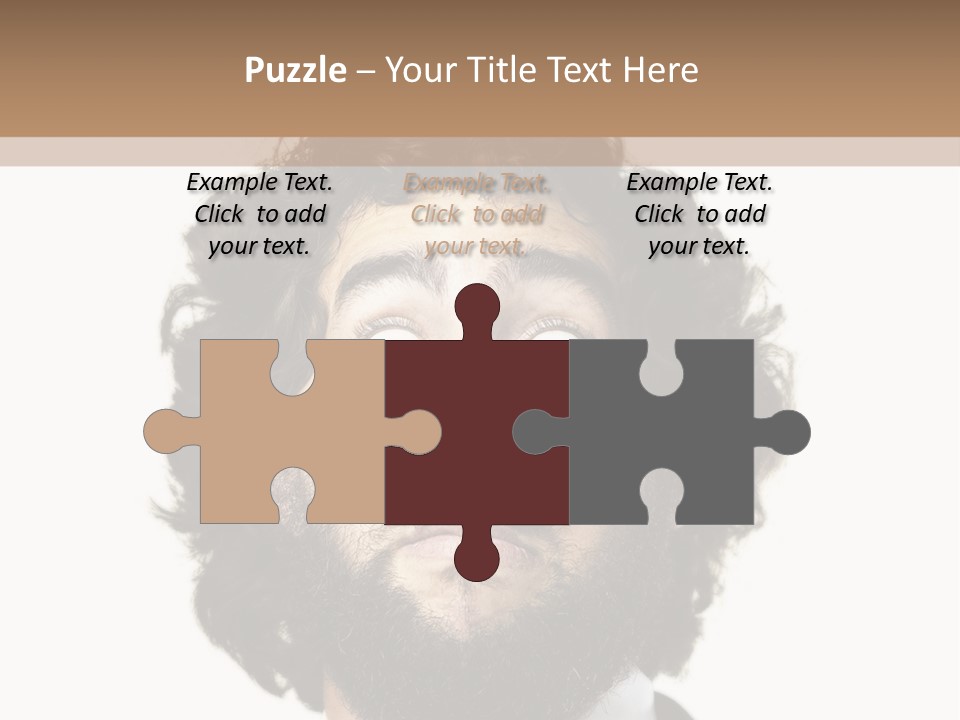 Crazy People Close PowerPoint Template