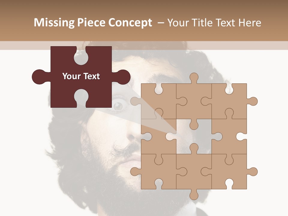 Crazy People Close PowerPoint Template