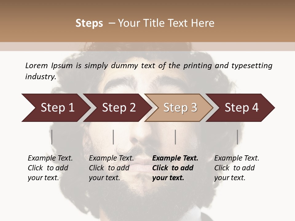Crazy People Close PowerPoint Template